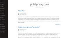 Desktop Screenshot of phlatphrog.com